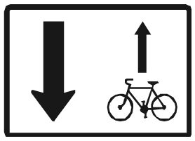Vjezd cyklistů v protisměru povolen