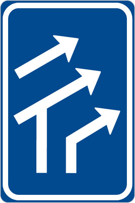 Uspořádání jízdních pruhů