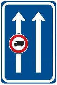Omezení v jízdním pruhu