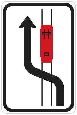 Objíždění tramvaje (jízda podél tramvaje vlevo)