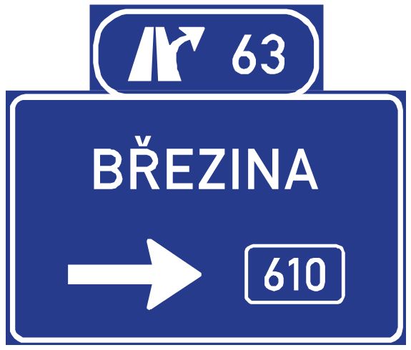 Směrová návěst pro odbočení