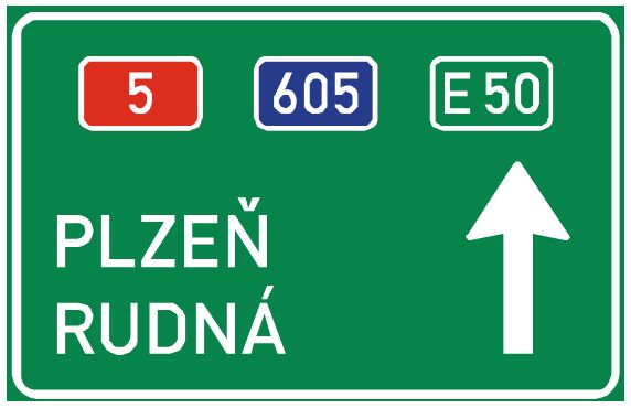 Dálková návěst s šipkou